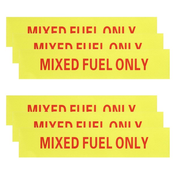 MECCANIXITY Mixed Fuel Only Sticker Self-Stick Mixed Fuel ONLY Marker