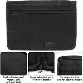 WADY Organizador Multifuncional para Auto con 6 Bolsillos, Porta Documentos para Automóvil y Porta Pasaporte para Carro,Fabricado en Resistente Tela Oxford 600D, Compatible con Todos los Vehículos