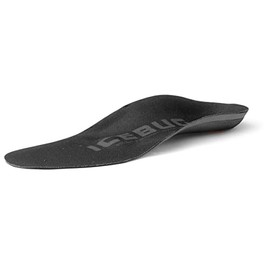 Icebug Slim Insoles with Dynamic Arch Support, Black Medium Arch, M 5/W 6.5-7