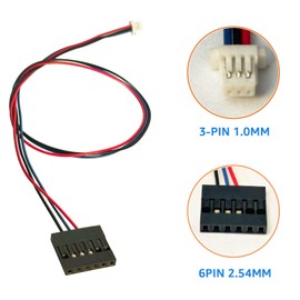 DSD TECH SH-C02A 3 Pin 1.0 mm to 2.5 mm Cable Compatible Raspberry Pi 5 Debug Probe 2 Pieces