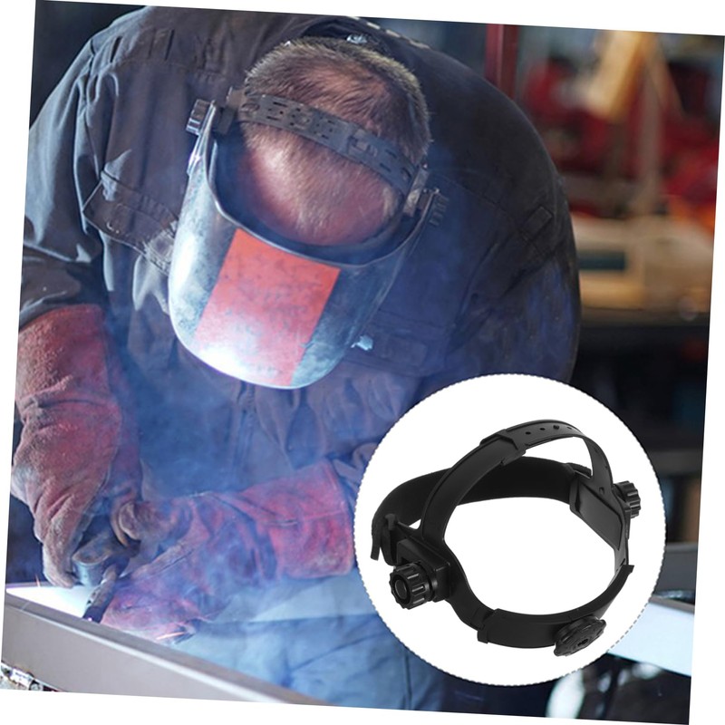 SHINEOFI Adjustable Welding Helmet Strap with Sweatband Replacement Headgear for