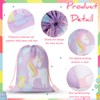 Xuniea 12 Pcs Unicorn Party Favor Bags Rainbow Drawstring Bag