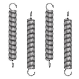 GUNGY Tension Springs with Hooks Stainless Steel Tension Spring Tension Spring 30 mm Outer Diameter 4 mm Wire Diameter 0.6 mm Hook Angle 90 Degree Maximum Tensile Force 1.1 kg 0.6 x 4 x 30 mm Pack of