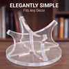 PATIKIL 8pcs Acrylic Small Ball Stand Holder | Clear Sports