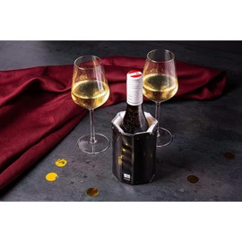 Vacu vin Rapid Ice Mini Black (Foldable Bottle Cooler)