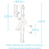 Blind Clips for Valance 1.8 Inch Hidden Channel Window Valance