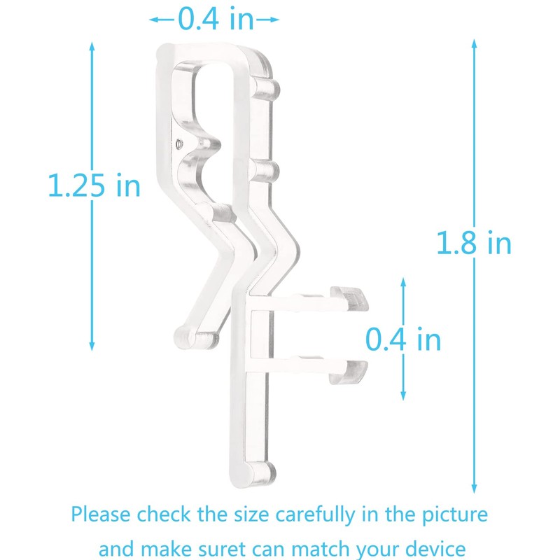 Blind Clips for Valance 1.8 Inch Hidden Channel Window Valance