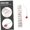 COHEALI 2 Sets Cute Bookmarks for Books Delicate Stainless Steel