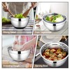 HaWare Mixing Bowl with Colander, 4-1 Stainless Steel Bowl Set