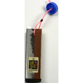 Black Shrimp Scythe Whetstone, Double Sided, Grit Size #150/#180, Sharpening Material C/A KT022