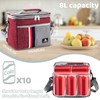 Shyllin Small Cooler Bag Picnic Bag (Red)