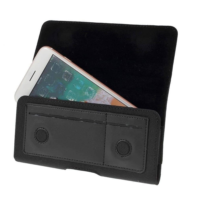 DFV mobile - New Case Metal Belt Clip Horizontal Textile