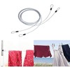 Bike Cable Lock Set, 2 Metre Steel Braided Security Cable,