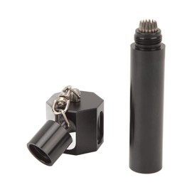 3 in 1 Pool Cue Chalk Holder Magnetic Billiard Chalk Box Billiard Cue Tip Pricker Black