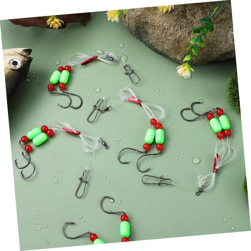 WHAMVOX Fishing Tackle Set 5 High Carbon Steel Hooks Saltwater