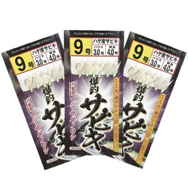 Riseway USA-004 Rigging Bakutsuri Sabiki Bald Skin Sabiki Set of 3