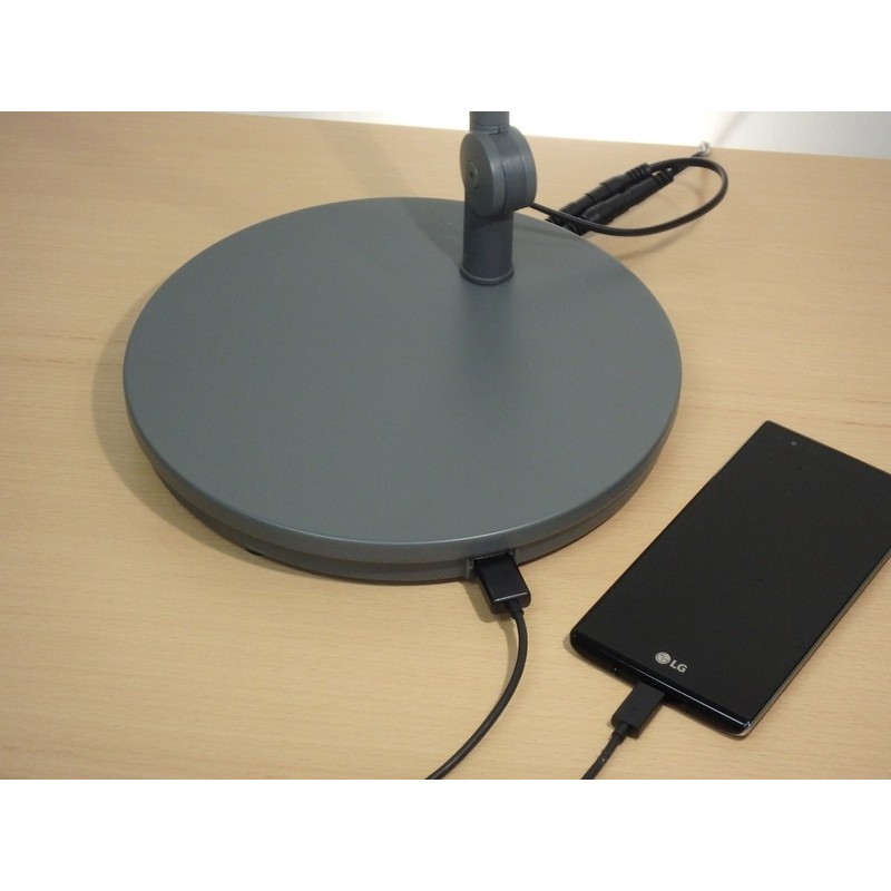 ZTRA LED Task Lamp with USB Charging Base and Dimmer,