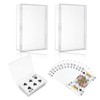 WeddHuis Pack of 2 Quartet Cards Accessories for Skat, Empty