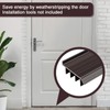Innconee 2 Pcs Vinyl Door Bottom Adjustable Weatherstrip Door Bottom