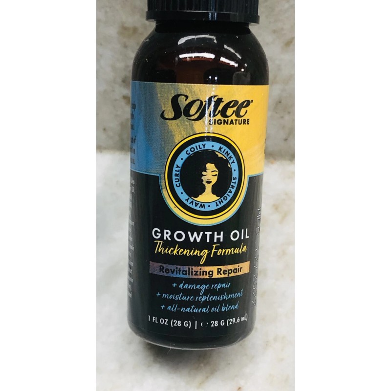Softee Signature Thickening Growth Oil 1 oz -Brand New-SHIPS N