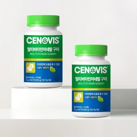 Cenovis Multivitamin Mineral Gummies (60 gummies, 60-day supply) x 2 / 세노비스 멀티비타민 미네랄 구미 (60구미60일분) x 2개