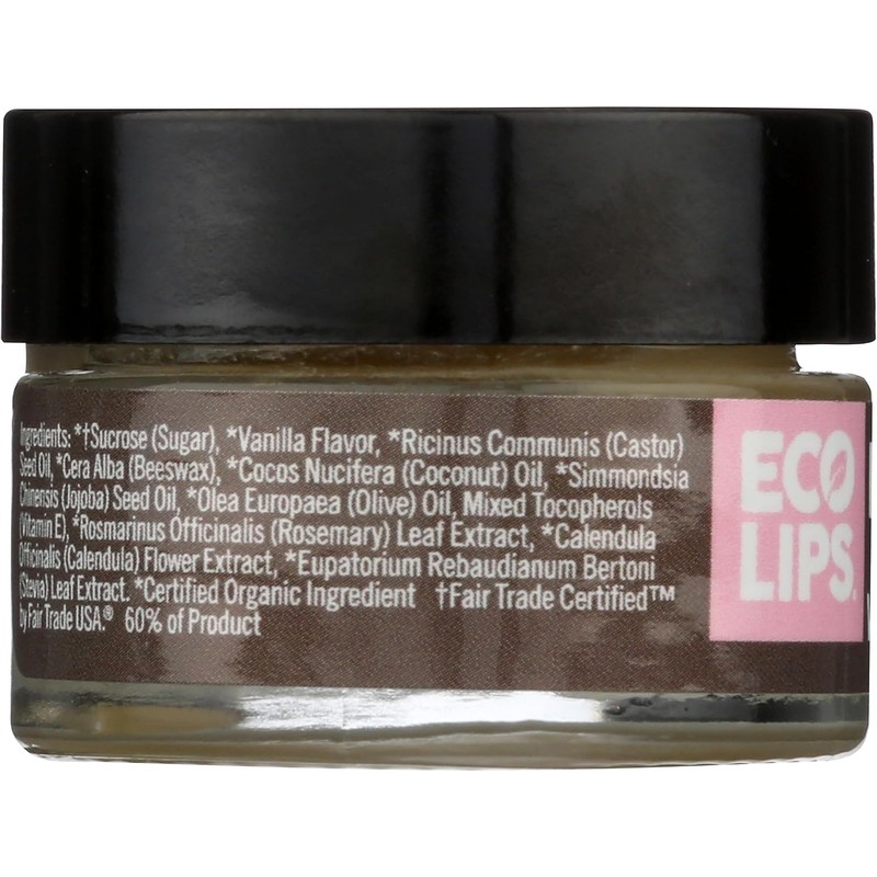 Eco Lips Lip Scrub Vanilla Bean ECO LIPS 0.50 oz