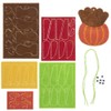 Gerson Set of 8 Turkey Ornament Felt Craft Kit for
