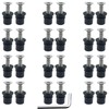 24 Pairs of M6 Neoprene Well Nuts M6 x 30mm
