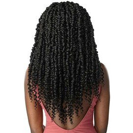 LOHXINHAIR 18 Inch 7 Packs Passion Twist Hair Water Wave Crochet Hair Pre Looped Bohemian Braids for Black Women