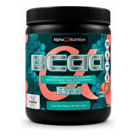 BCAA 211 Alpha Nutrition Aminoacidos 500 grs 100 Porciones