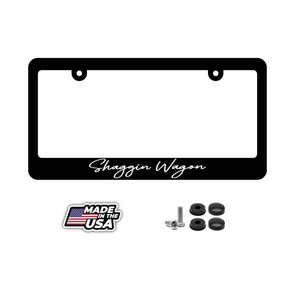 BLVD Shaggin Wagon JDM Drifting Racing Car Truck License Plate