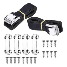 Cooler Tie Down Kit Compatible with RTIC YETI Coolers, Universal Cam Buckle Lashing Straps Prevent Sliding in Ship Deck Truck Chassis Trailers