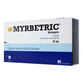 Myrbetric Tableta De Liberación Prolongada 25 Mg, 30 Tabletas
