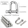 Fine jade2 Pack of 10 M6 Shackles Stainless Steel 304