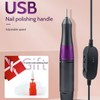 30000rpm Electric Manicure Drill Handle Adjustable Portable Nail Drill Pen