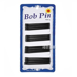 (Straight Bobby Pin Type A Large 36-Pack) Black Hair Pin / (일자 실핀 A타입 대 36개입) 검정 머리핀 헤어 핀
