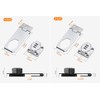 ETEKJOY Cabinet Lock Keyless 3-Digit Password Combination Code Hasp Latch
