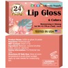 AZEN 24 Pack Lip Gloss Set, Color Lip Oil for
