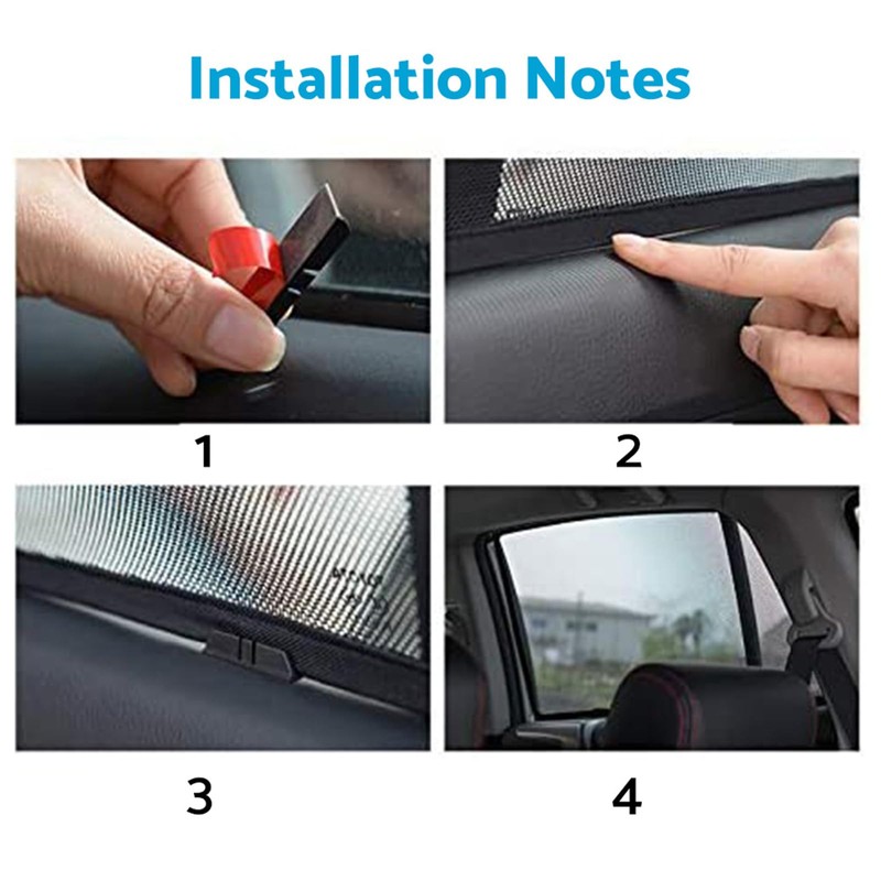 MAX COOL Car Window Magnetic Mesh Sun Blind Shades Suitable