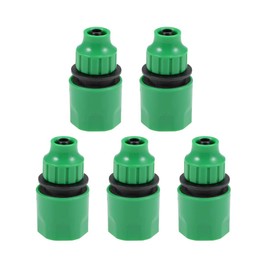 sourcing map Quick Connector Hose Pipe Adapter Fitting 8mm Inner Diameter Hose Tubing for Garden Irrigation System 5pcs