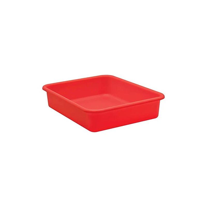 Red Large Plastic Letter Tray