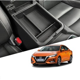 GFJNFG Compatible with Nissan Sentra Center Console Organizer 2020-2025, For Sentra Console Organizer Insert, Center Console Armrest Storage Box Sentra 2020-2025
