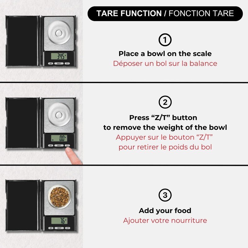 Starfrit High Precision Pocket Scale - Stainless Steel Platform -