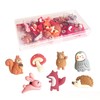 Animal Push Pins (Squirrel,Fox,Hedgehog,Rabbit,Bear,Owl,Mushroom) - Cute Resin Thumb Tacks for