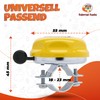 Bicycle Bell Kids - Excavator/Yellow - Funny Bicycle Bell Kids
