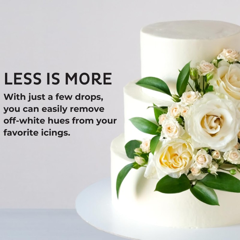 Liquid Whitener Liqua-Gel Food Coloring | Brighter Whites & Pastels