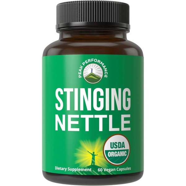 Peak USDA Organic Stinging Nettle Vegan Capsules 60ct – Peak