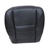 Priprilod Black Leather Driver Side Bottom Replacement Seat Cover Compatible