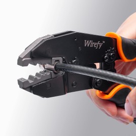 Wirefy Crimping Die for RG-Type Coaxial Cables (RG58/RG59/RG62/RG6) | Interchangeable Quick-Change Die for Wirefy Crimping Tools