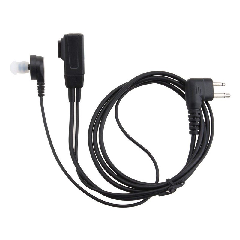 Qiuyan 2 Pin SIA Covert Security Earpiece Headset PTT for